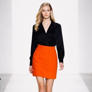 Un Deux Trois Vintage Virgin Wool Skirt